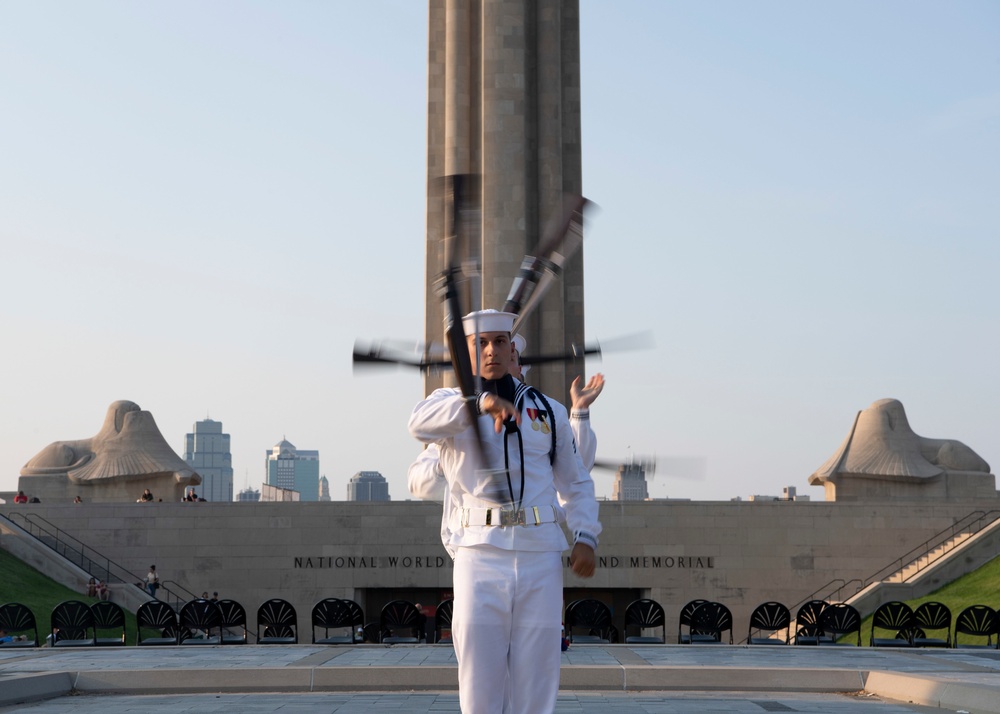 Sailors Celebrate Independence Day at National WWI Museum During Kansas City Navy Week