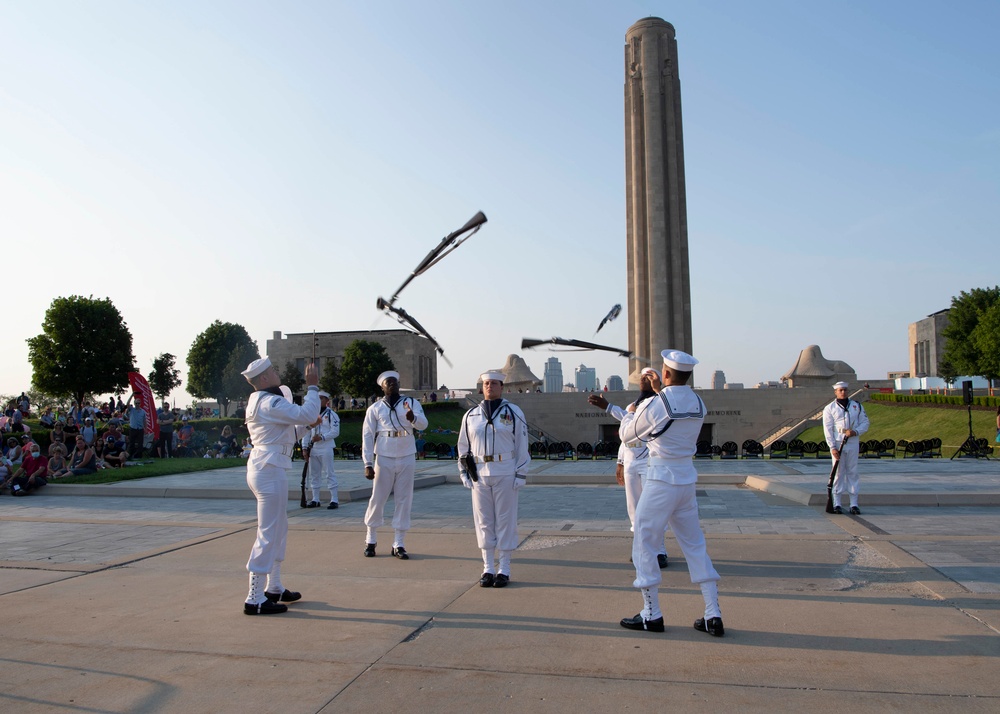 Sailors Celebrate Independence Day at National WWI Museum During Kansas City Navy Week