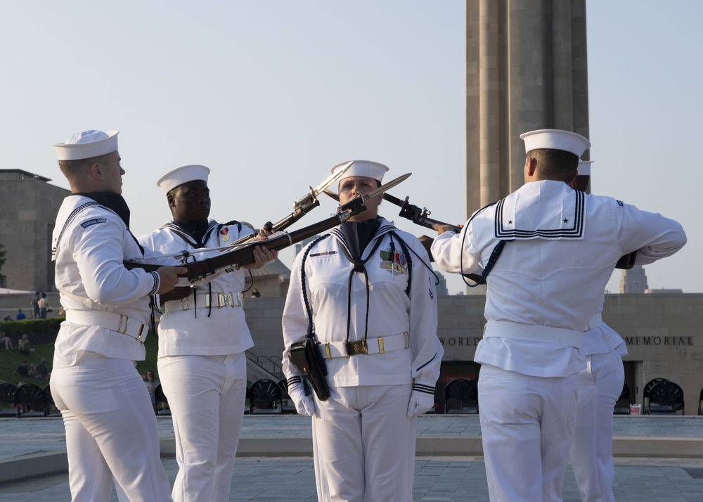 Sailors Celebrate Independence Day at National WWI Museum During Kansas City Navy Week