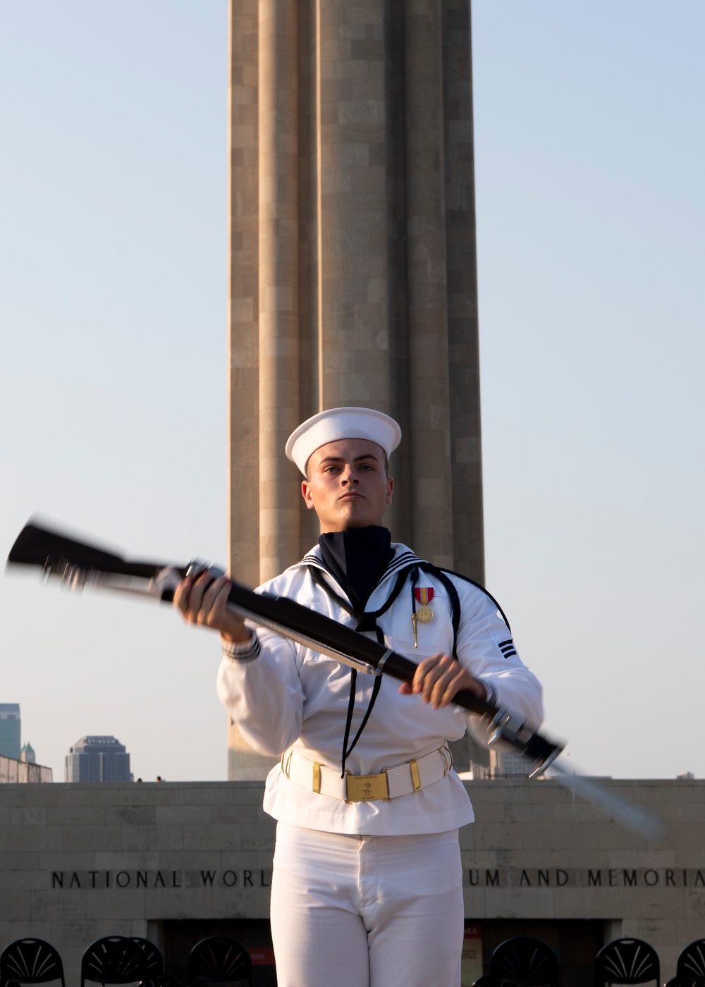 Sailors Celebrate Independence Day at National WWI Museum During Kansas City Navy Week