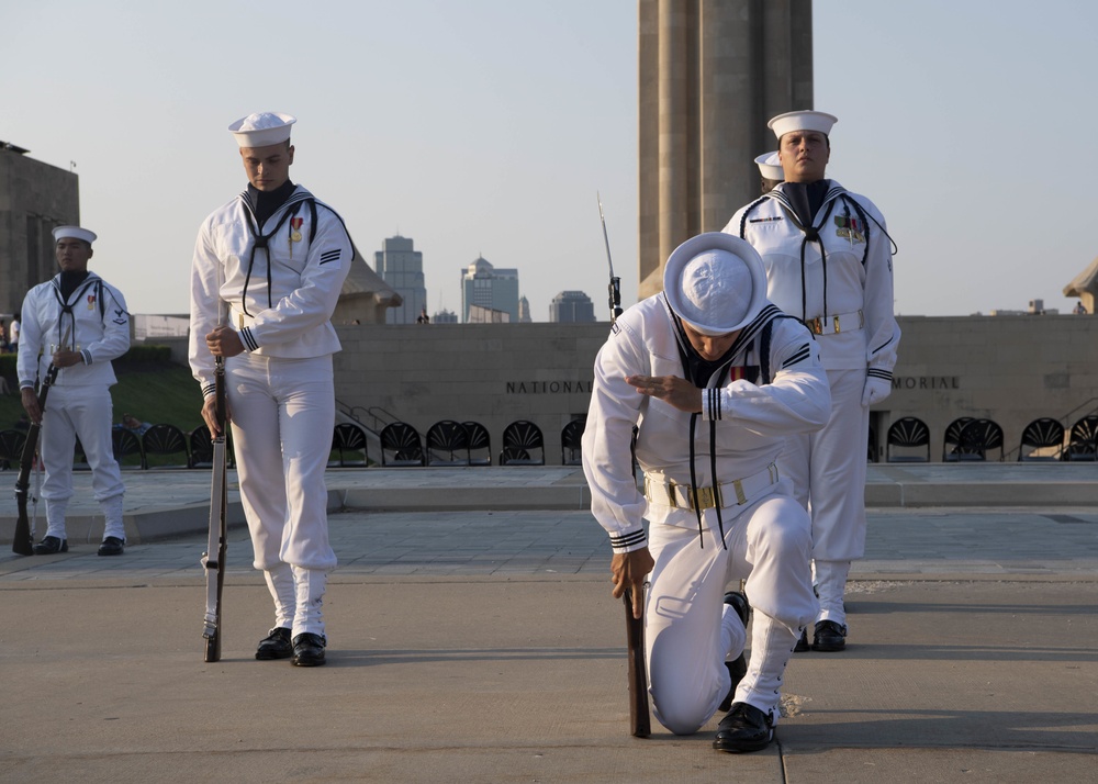 Sailors Celebrate Independence Day at National WWI Museum During Kansas City Navy Week