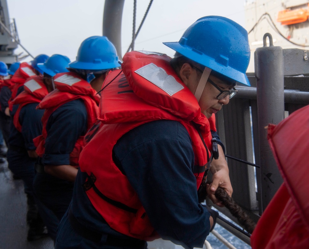 USS Shiloh Underway 2021