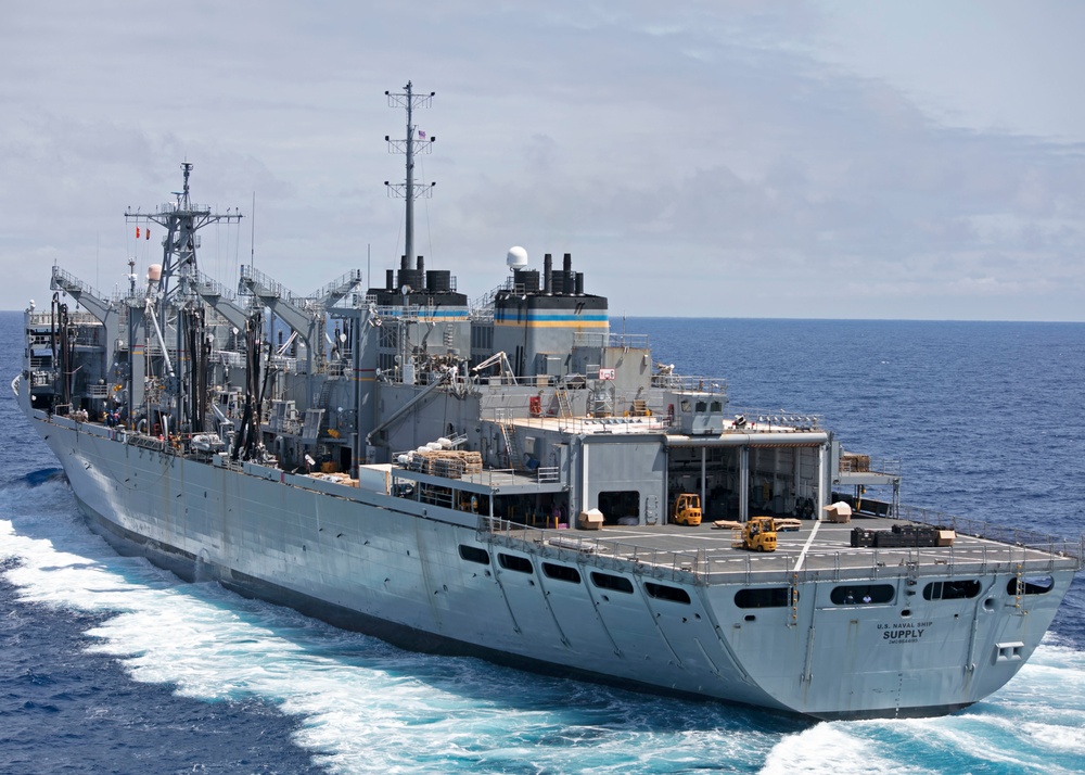 USS San Antonio Replenishment-at-sea