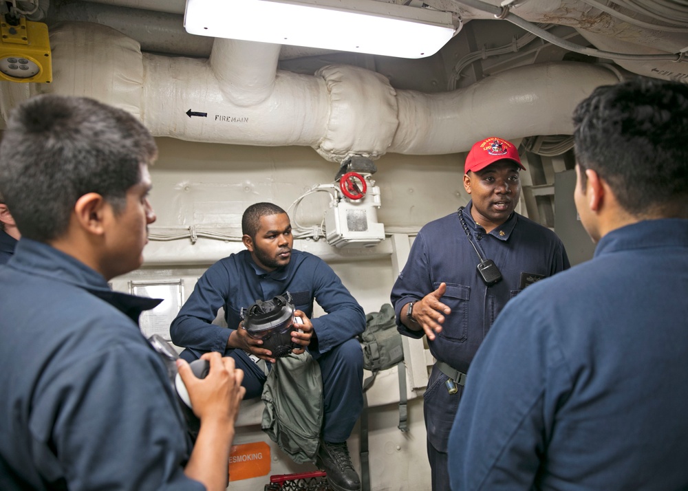 USS San Antonio CBR Drill