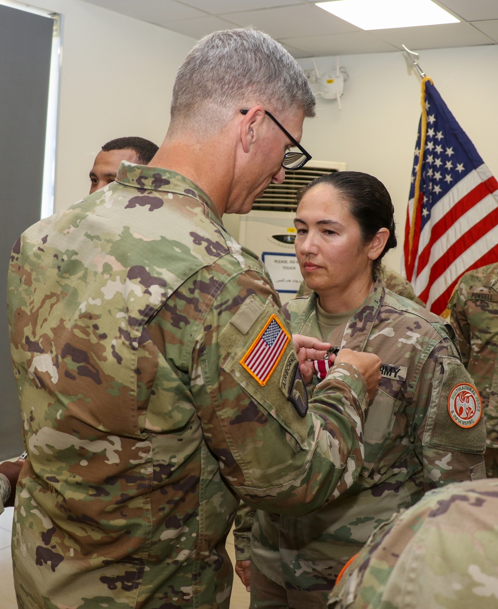 Task Force Sinai Recognizes Departing Soldiers