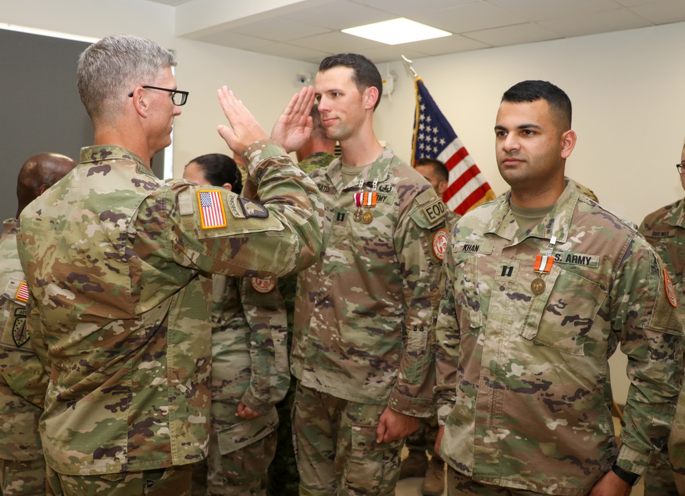 Task Force Sinai Recognizes Departing Soldiers