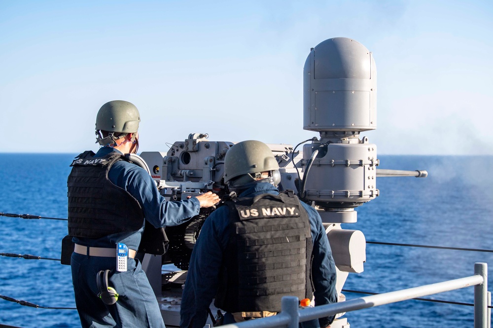 Carter Hall Conducts Live-Fire Exercise