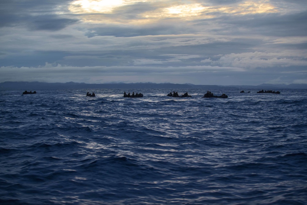 Boat Company Conducts Amphibious Night Raids