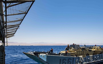 USS Carter Hall Departs Aqaba, Jordan