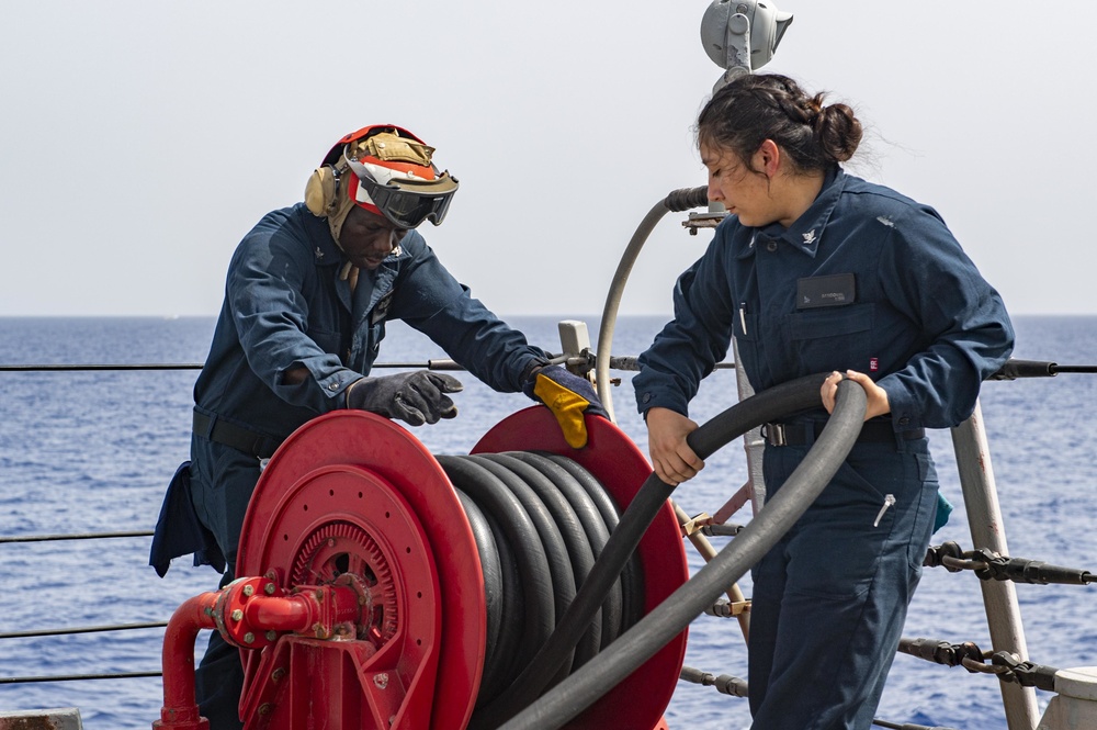 USS Laboon Conducts General Quarters Training Drill