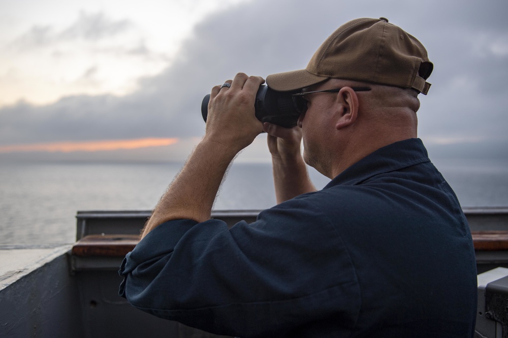 USS Laboon Transits Strait of Gibraltar