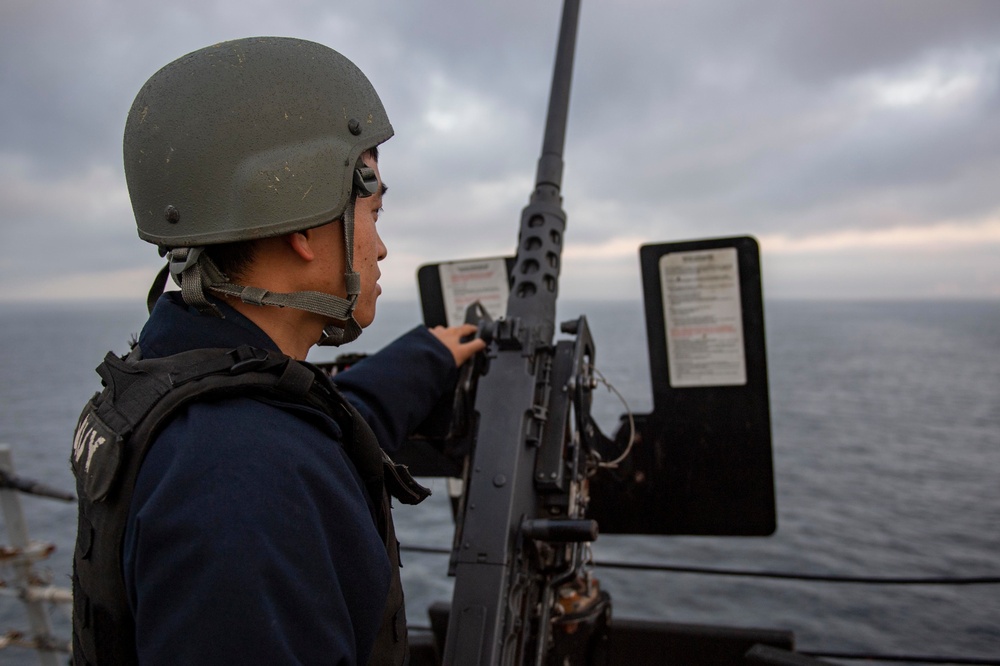 USS Laboon Transits Strait of Gibraltar