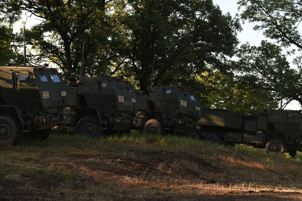 121st FA HIMARS at Camp Ripley