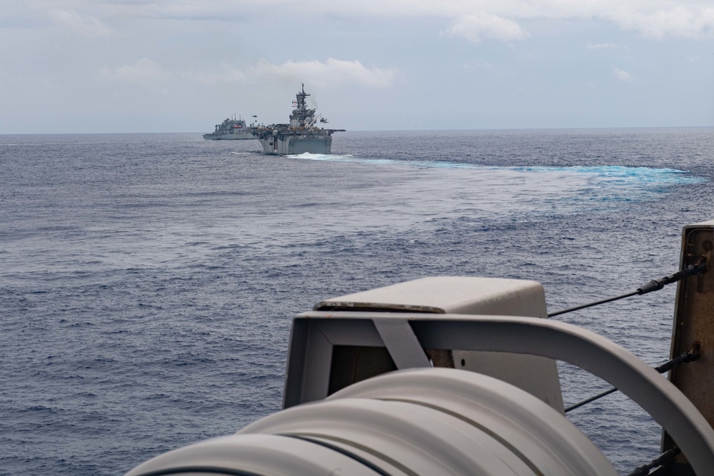 Summer Patrol 2021 Replenishment at Sea