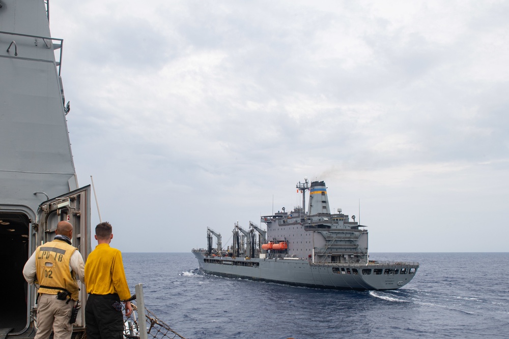 Summer Patrol 2021 Replenishment at Sea