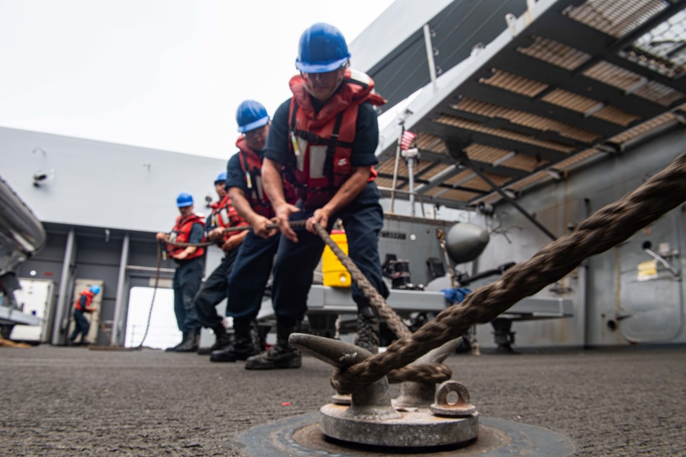 Summer Patrol 2021 Replenishment at Sea