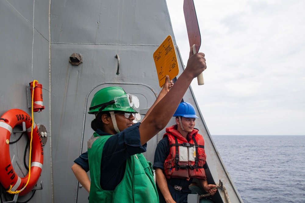 Summer Patrol 2021 Replenishment at Sea