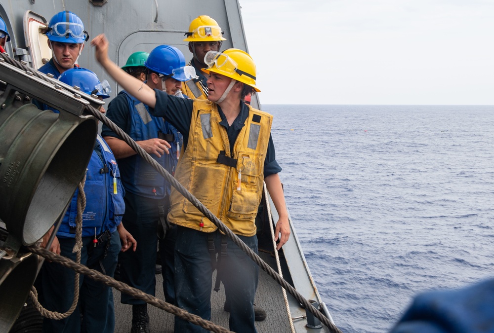 Summer Patrol 2021 Replenishment at Sea