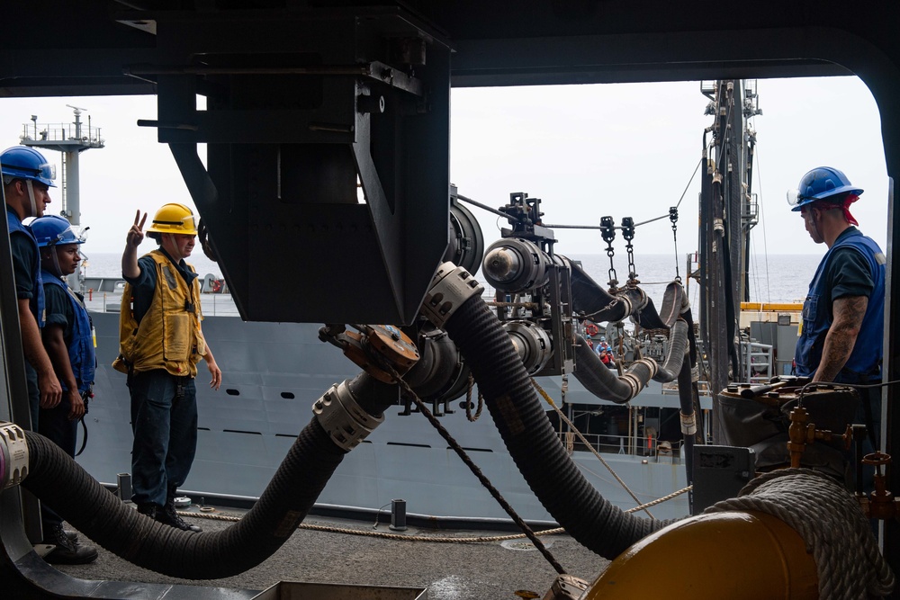 Summer Patrol 2021 Replenishment at Sea