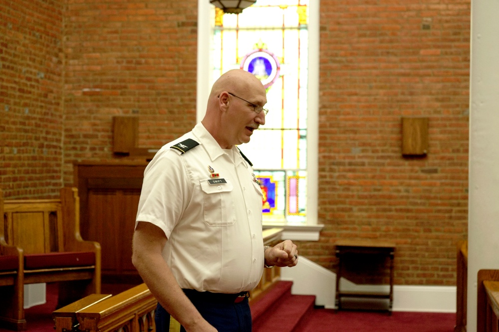 Sgt. Maj. Bicklein Promotion Ceremony