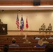 Promotion ceremony of Adrienne Gibbs to Master Sergeant