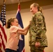 Promotion ceremony of Adrienne Gibbs to Master Sergeant