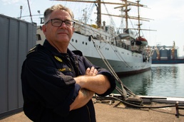 Exercise Sea Breeze 21: Sailor First Class Micheal Gallant, Marine Systems Engineer from the Royal Canadian Navy
