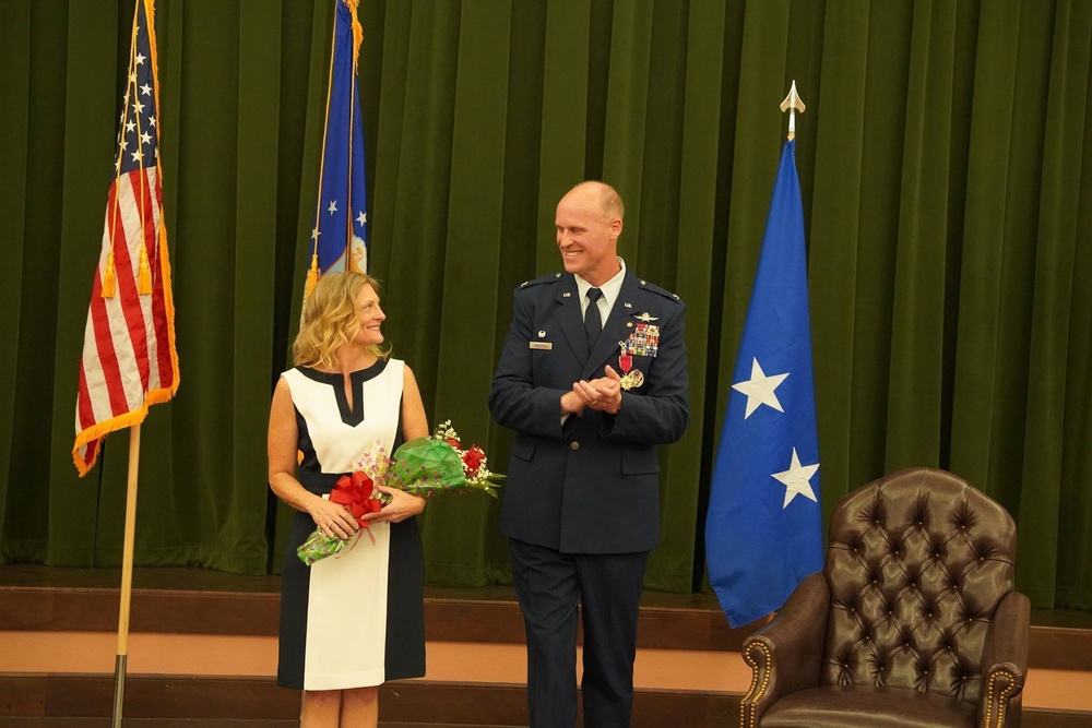 Former 688th Cyberspace Wing commander retires