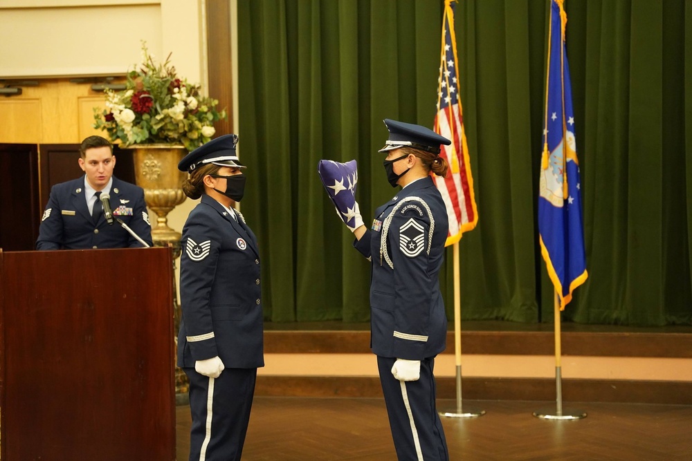 Former 688th Cyberspace Wing commander retires