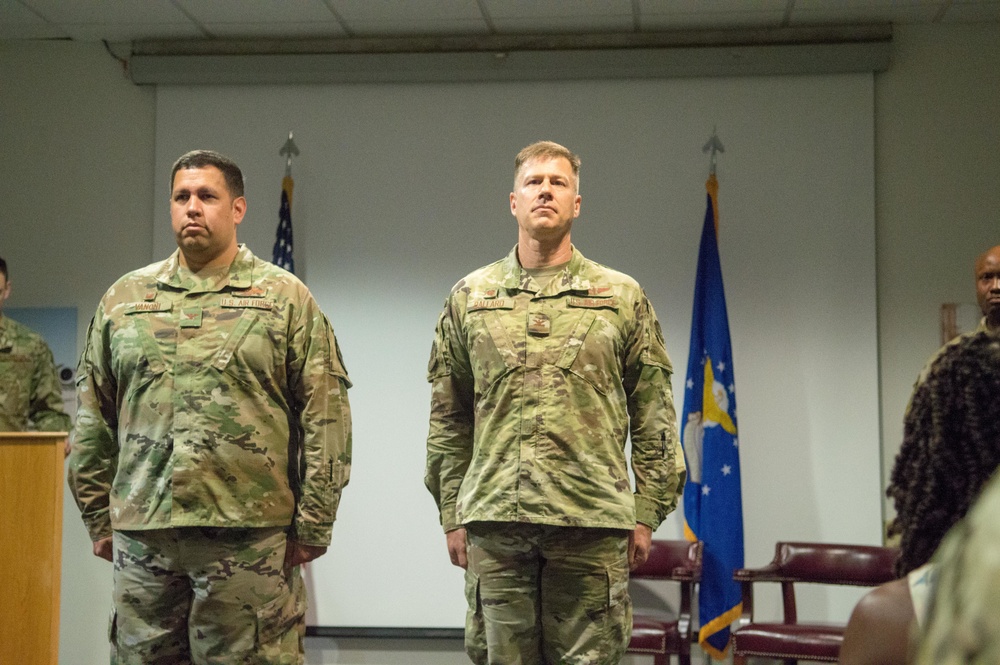 Team Pope welcomes new 43rd Medical Squadron commander during ceremony