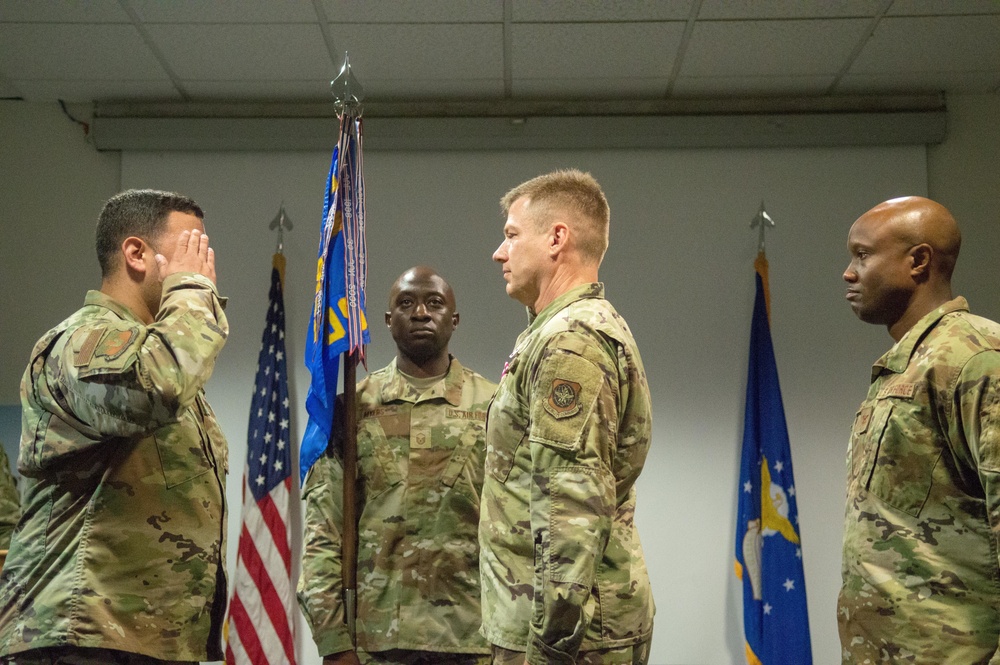 Team Pope welcomes new 43rd Medical Squadron commander during ceremony