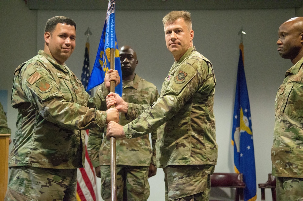 Team Pope welcomes new 43rd Medical Squadron commander during ceremony