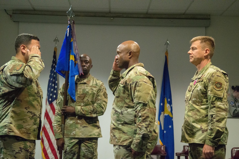 Team Pope welcomes new 43rd Medical Squadron commander during ceremony