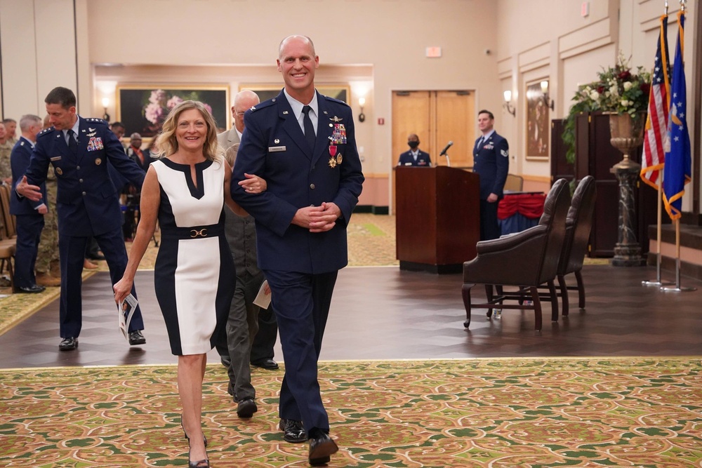 Former 688th Cyberspace Wing commander retires