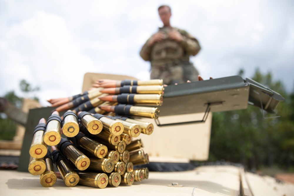 Marne Air Soldiers conduct a convoy live fire exercise at Fort Stewart, Georgia.