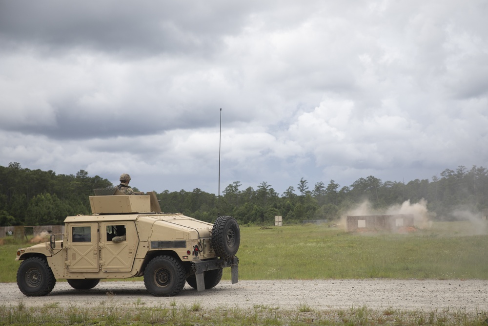 Marne Air Soldiers conduct a convoy live fire exercise at Fort Stewart, Georgia.