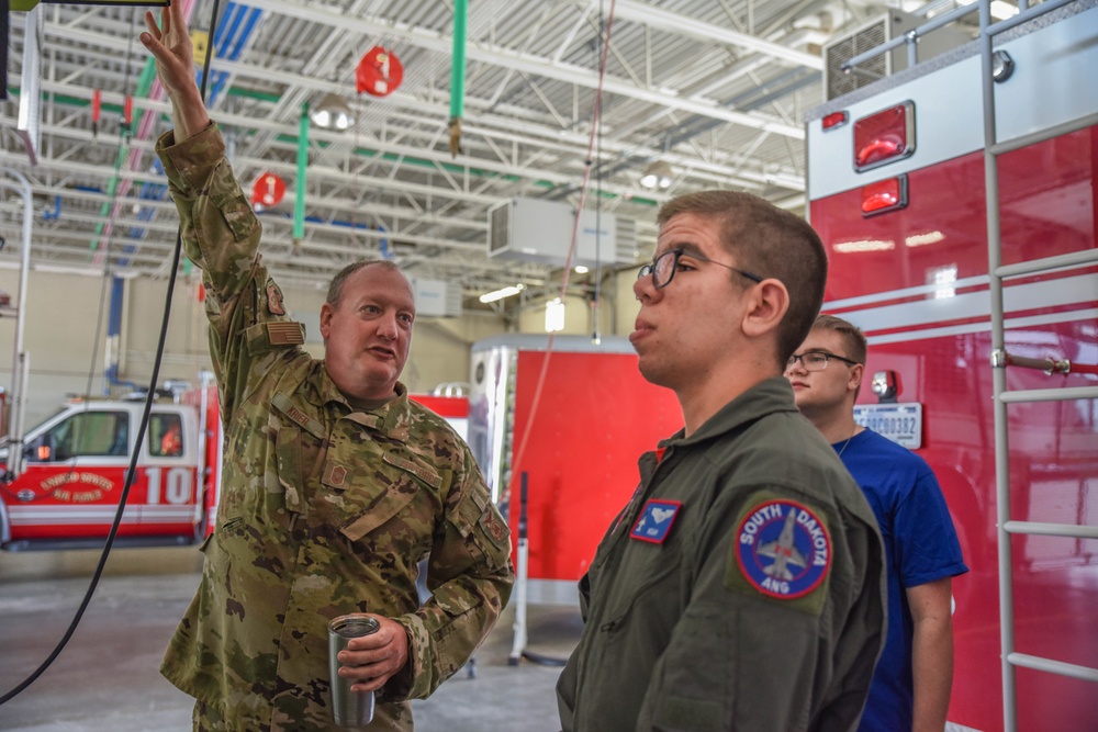 South Dakota Air National Guard and Make-A-Wish grant boy's wish to ride in a F-16