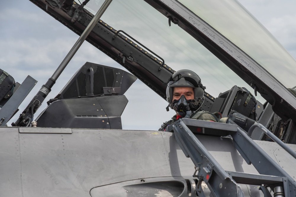 South Dakota Air National Guard and Make-A-Wish grant boy's wish to ride in a F-16