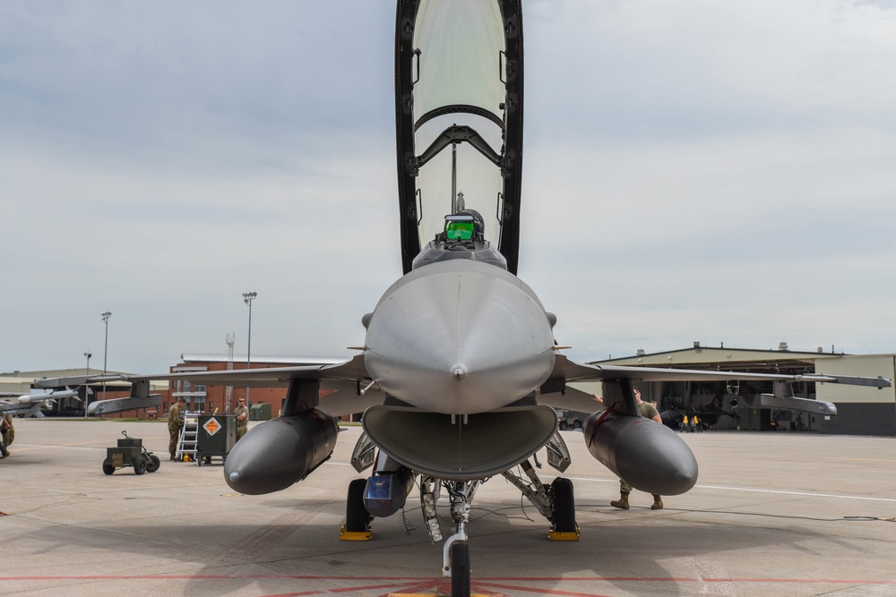 South Dakota Air National Guard and Make-A-Wish grant boy's wish to ride in a F-16