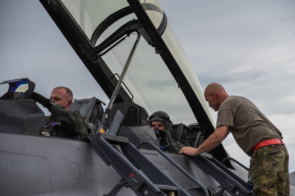 South Dakota Air National Guard and Make-A-Wish grant boy's wish to ride in a F-16