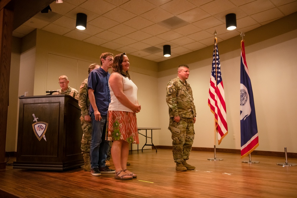 Bryan Woodward promotes to Chief Warrant Officer 3