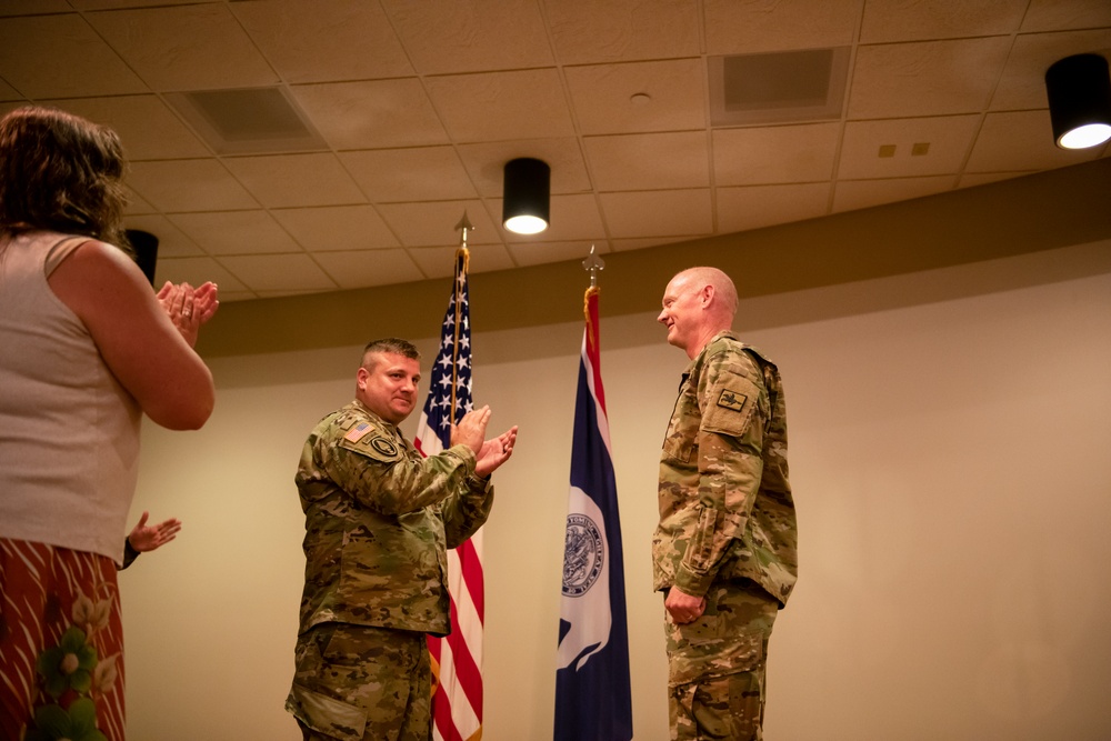 Bryan Woodward promotes to Chief Warrant Officer 3