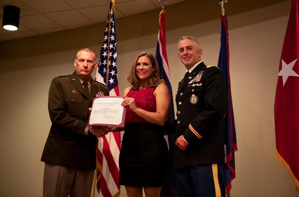 Maj. Michael McGee retires from the Wyoming Army National Guard