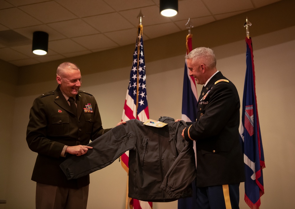 Maj. Michael McGee retires from the Wyoming Army National Guard