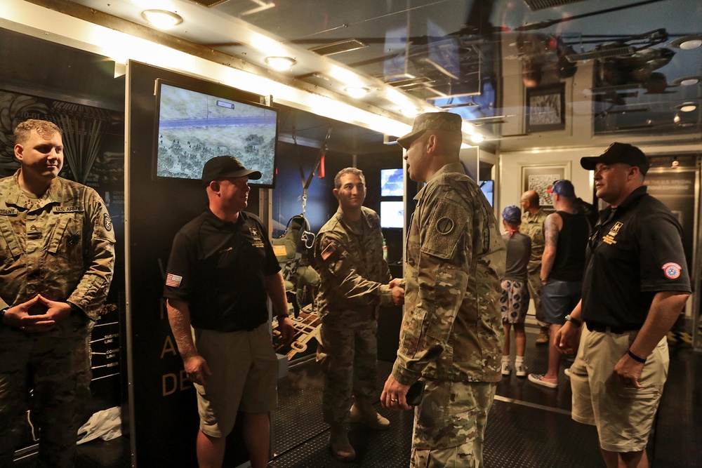 U.S. Army swears in future Soldiers during Independence Day NASCAR Cup Series