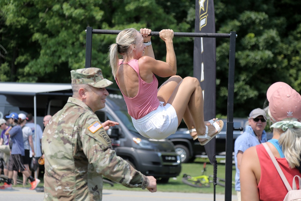 U.S. Army swears in future Soldiers during Independence Day NASCAR Cup Series