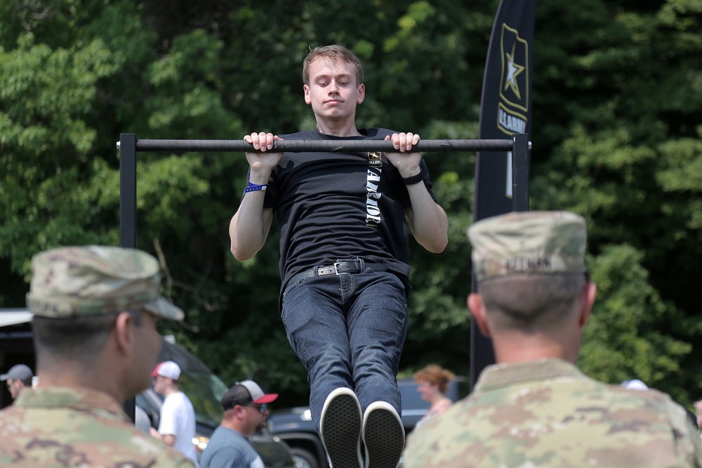 U.S. Army swears in future Soldiers during Independence Day NASCAR Cup Series