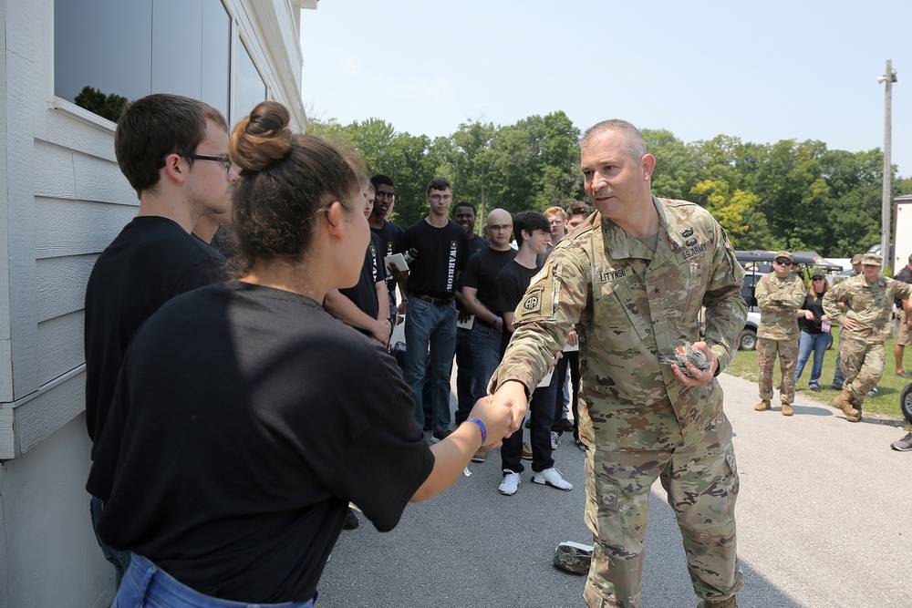 U.S. Army swears in future Soldiers during Independence Day NASCAR Cup Series