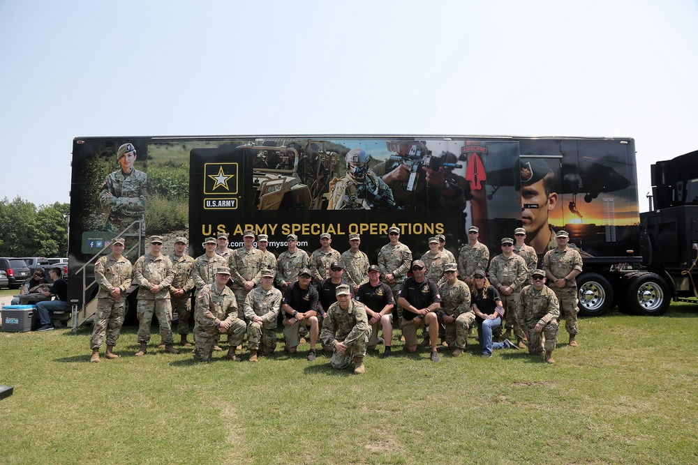 U.S. Army swears in future Soldiers during Independence Day NASCAR Cup Series