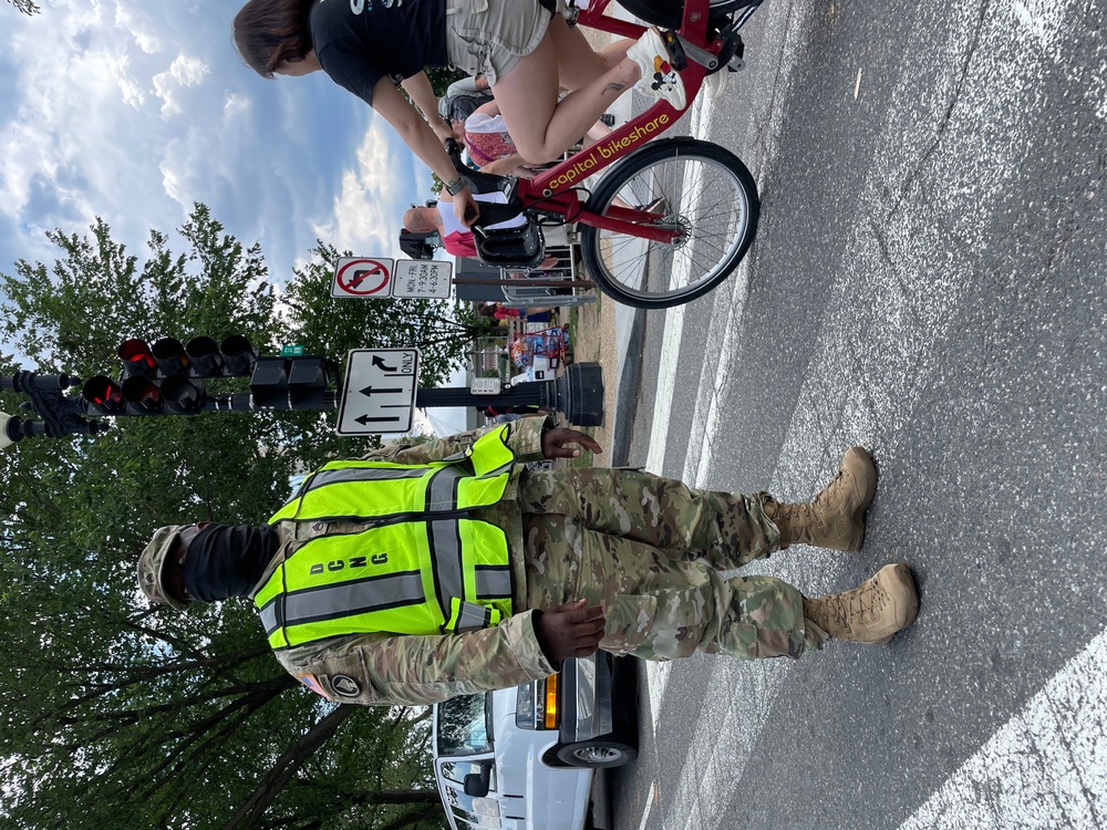 District of Columbia National Guard supports Park Police on Independence Day